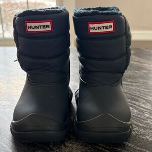 Hunter Navy Insulated Boots- Toddler